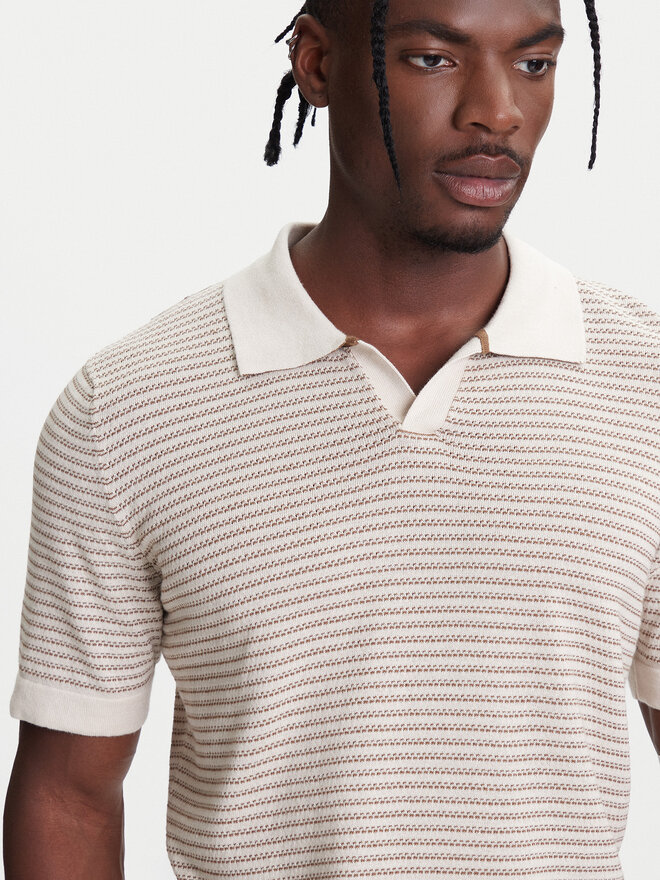 United Colors Of Benetton United Colors Of Benetton Pólóing 1094K301J Bézs Regular Fit