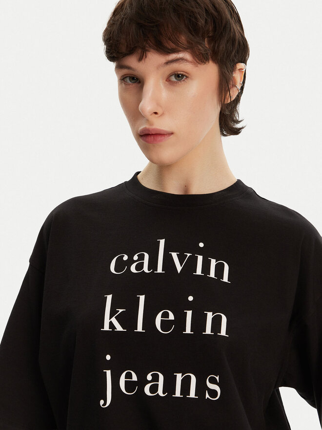 Calvin Klein Jeans Calvin Klein Jeans T-Shirt LV047B827G Μαύρο Relaxed Fit