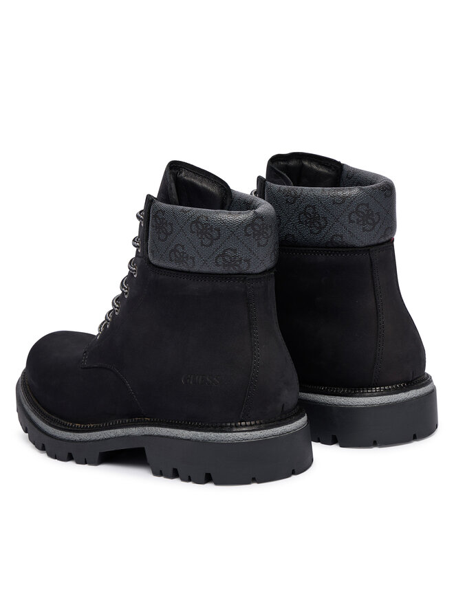 Guess Schnürschuhe Guess FMFSIR LEA10 Schwarz