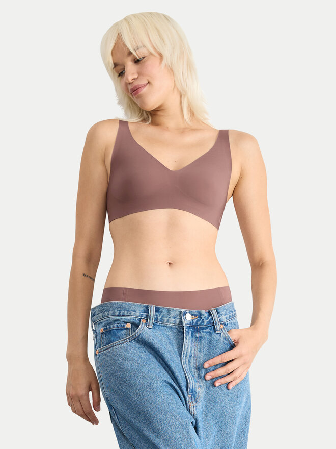 Sloggi Sloggi Klassischer Damenslip mit hoher Taille Zero Feel 10217759 Braun