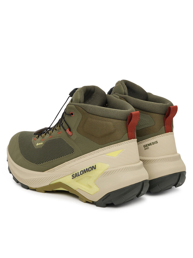 Salomon Trekkingschuhe Salomon Genesis Mid GTX L45409400 Khakifarben