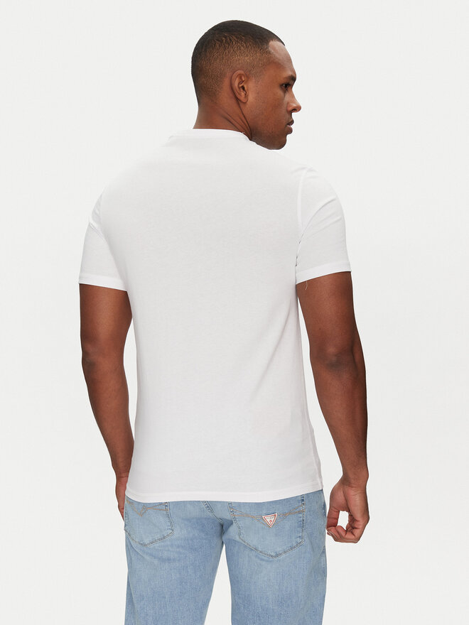 Guess Guess Marškinėliai M5GI07 I3Z14 Balta Slim Fit