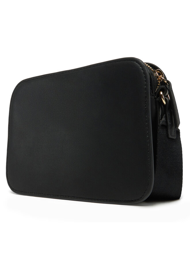 Tommy Hilfiger Kabelka Tommy Hilfiger Th Logotape Camera Bag AW0AW17229 Černá