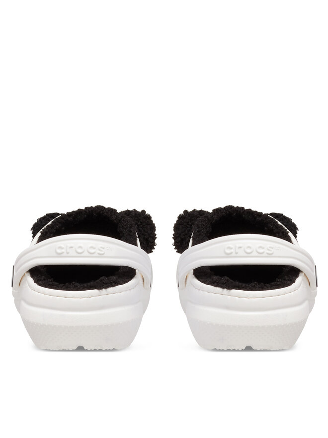 Crocs Şlapi Crocs Classic Lined Iam Panda Bear Clog K 210400 Alb