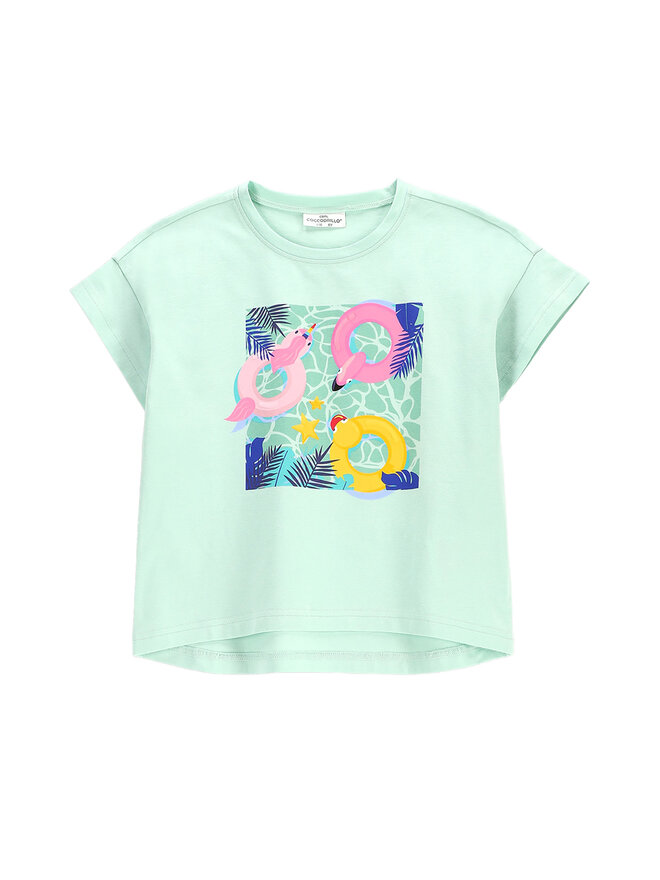 Coccodrillo Coccodrillo Camiseta WC5143203HGK Verde Regular Fit