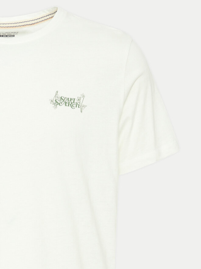 Blend Blend Camiseta 20716513 Blanco Regular Fit