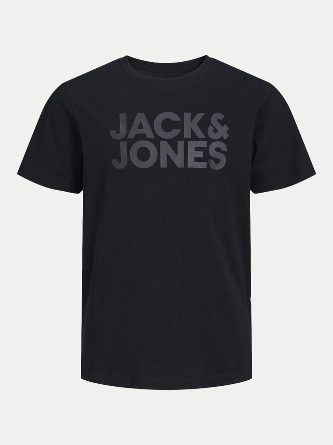 Jack&Jones Junior Jack&Jones Junior Marškinėliai Corp Logo 12152730 Juoda Regular Fit