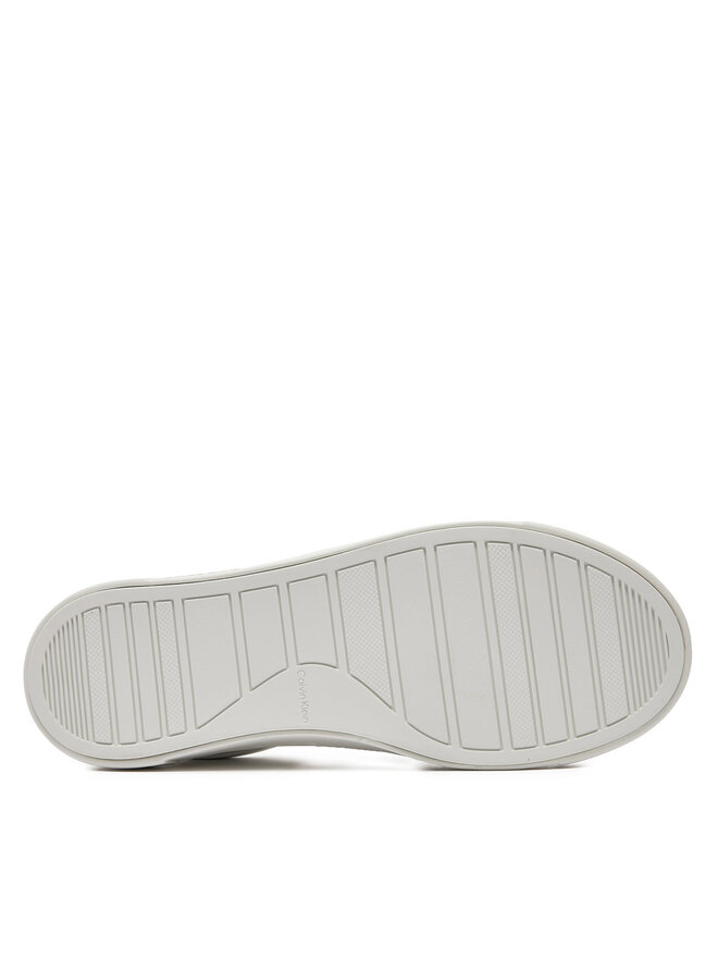 Calvin Klein Sneakersy Calvin Klein Cupsole Lace Up W/Ml Lth HW0HW02119 Bílá