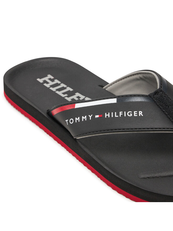 Tommy Hilfiger Žabky Tommy Hilfiger Comfort Hilfiger Beach Sandal FM0FM05096 Čierna