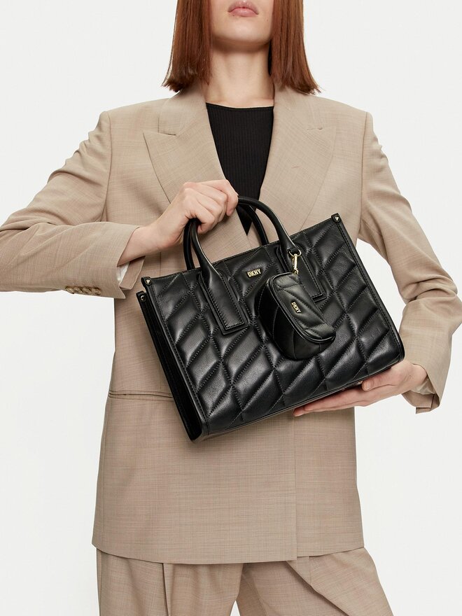 DKNY Ročna torba DKNY Betty Sm Tote R34ABB21 Črna
