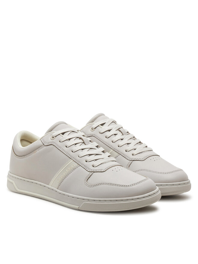 Calvin Klein Снікерcи Calvin Klein Low Top Lace Up Logo HM0HM01491 Сірий