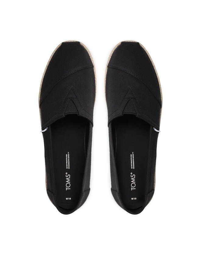 Toms Еспадрильї Toms Alpargata Rope 10019670 Чорний