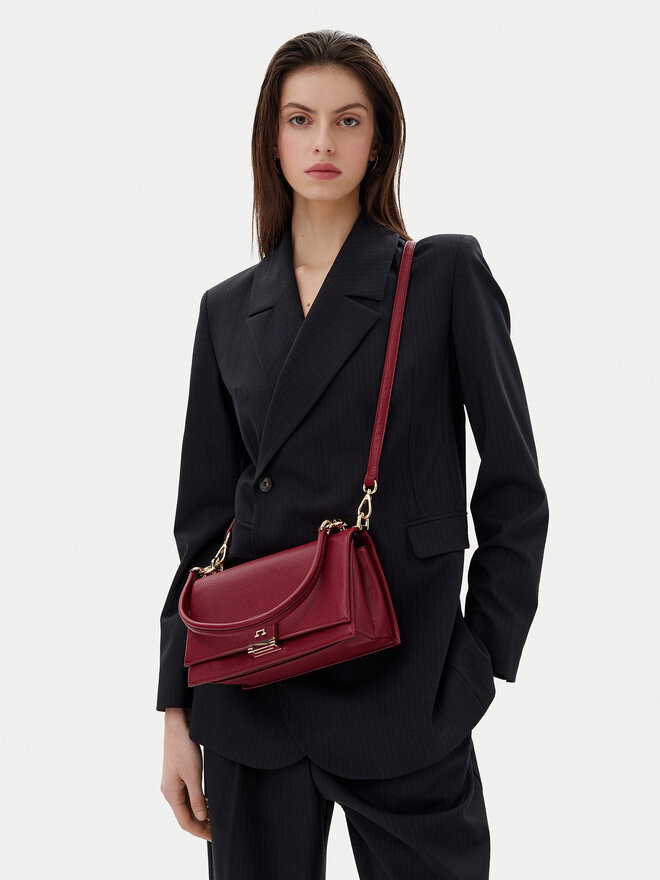 Tommy Hilfiger Táska Tommy Hilfiger Th Her Med Crossover AW0AW17216 Piros