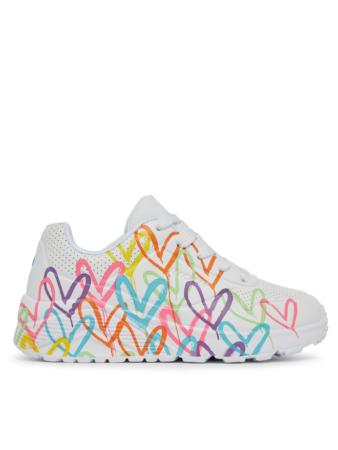 Skechers Tenisice Skechers Uno Lite Spread The Love 314064L/WML Bijela