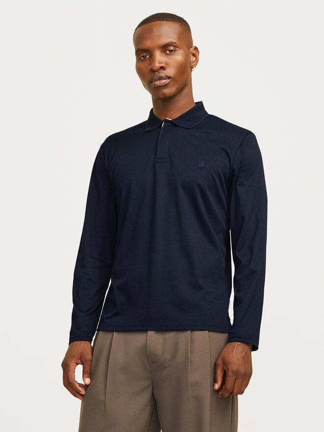 Jack&Jones Jack&Jones Pólóing Crodney 12259645 Sötétkék Regular Fit