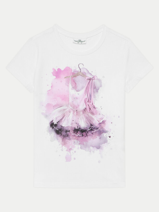 Coccodrillo Coccodrillo T-Shirt WC5143202VGA Λευκό Regular Fit