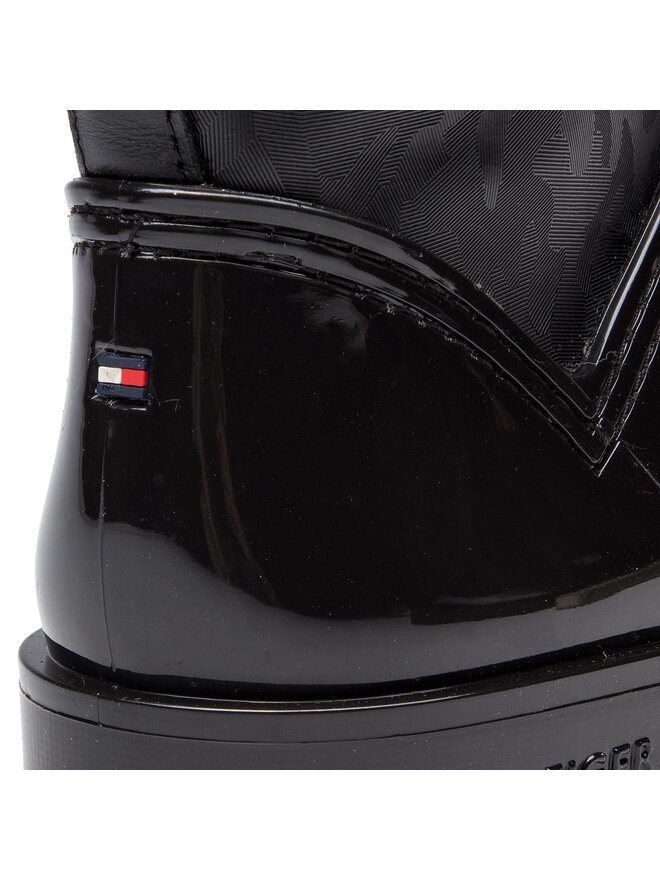 Tommy hilfiger shiny camo rain boot cheap