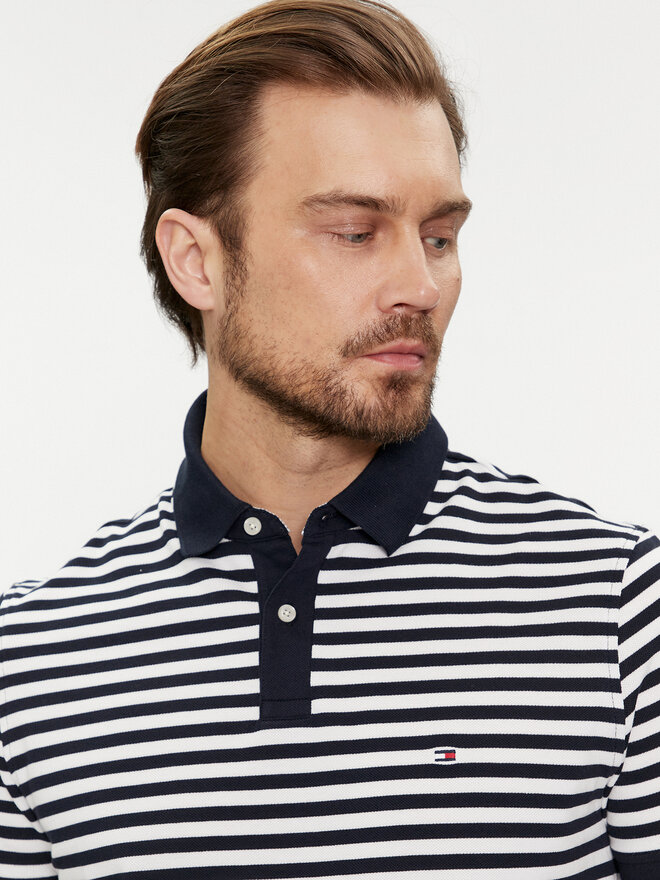 Tommy Hilfiger Tommy Hilfiger Pólóing 1985 MW0MW17770 Sötétkék Regular Fit