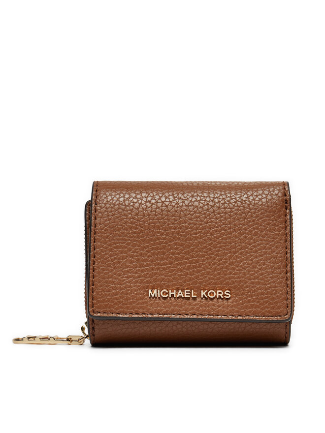 MICHAEL Michael Kors Mały Portfel Damski MICHAEL Michael Kors 32S4G8ED8L Brązowy