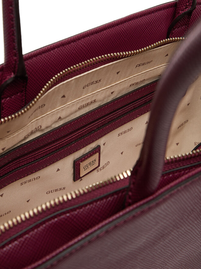 Guess Ročna torba Guess Bolena HWZG92 07090 Bordo rdeča