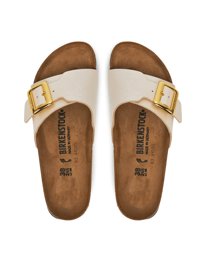 Birkenstock Papucs Birkenstock Catalina Cushion Buckle 1029393 Ekru