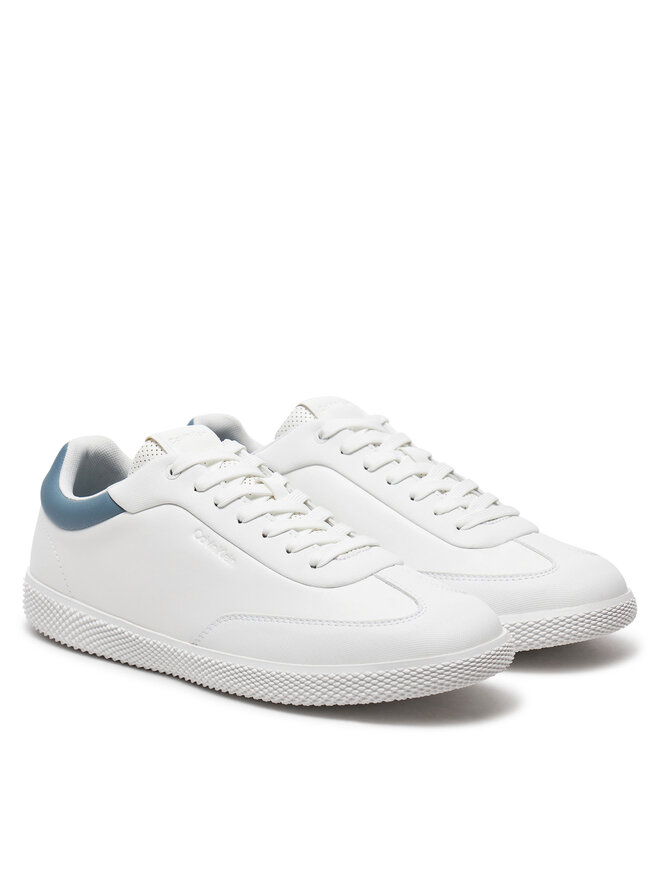 Calvin Klein Сникърси Calvin Klein Low Top Lace Up Lth HM0HM01790 Бял