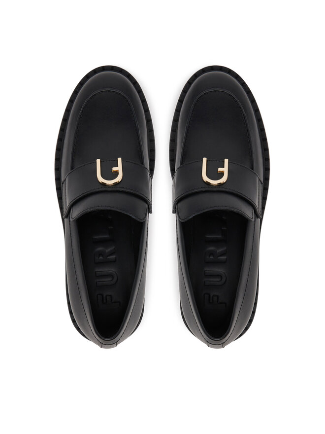Furla Loafersy Furla New Legacy YJ81FNL WU0000 AL O6000 Czarny