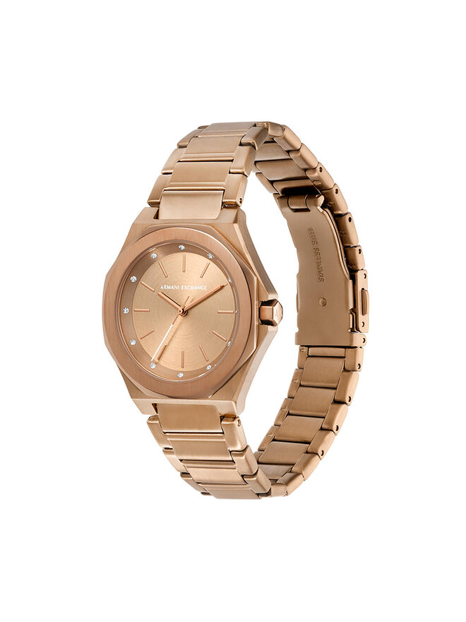 Armani Exchange Zegarek Armani Exchange AX4616 Złoty