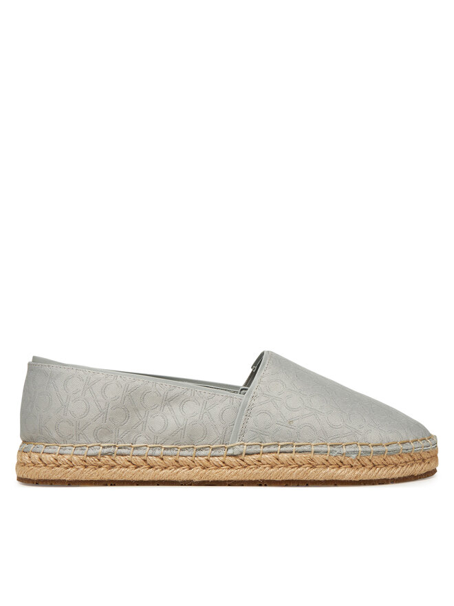 Calvin Klein Εσπαντρίγιες Calvin Klein Flat Espadrille - Jacq HW0HW02467 Γκρι
