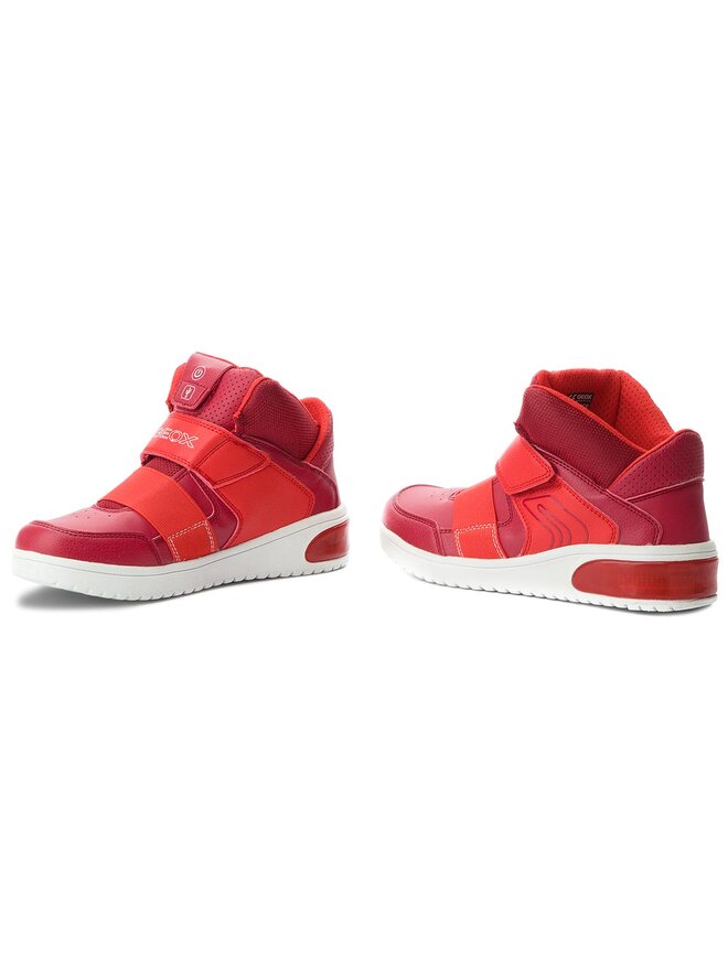 Sneakers Geox J Xled B. A J847QA 05411 C7000 D Rouge chaussures