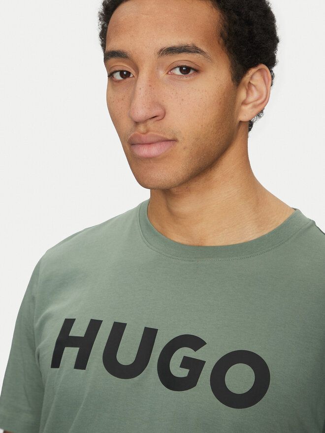 HUGO HUGO T-Shirt Dulivio 50467556 Grün Regular Fit