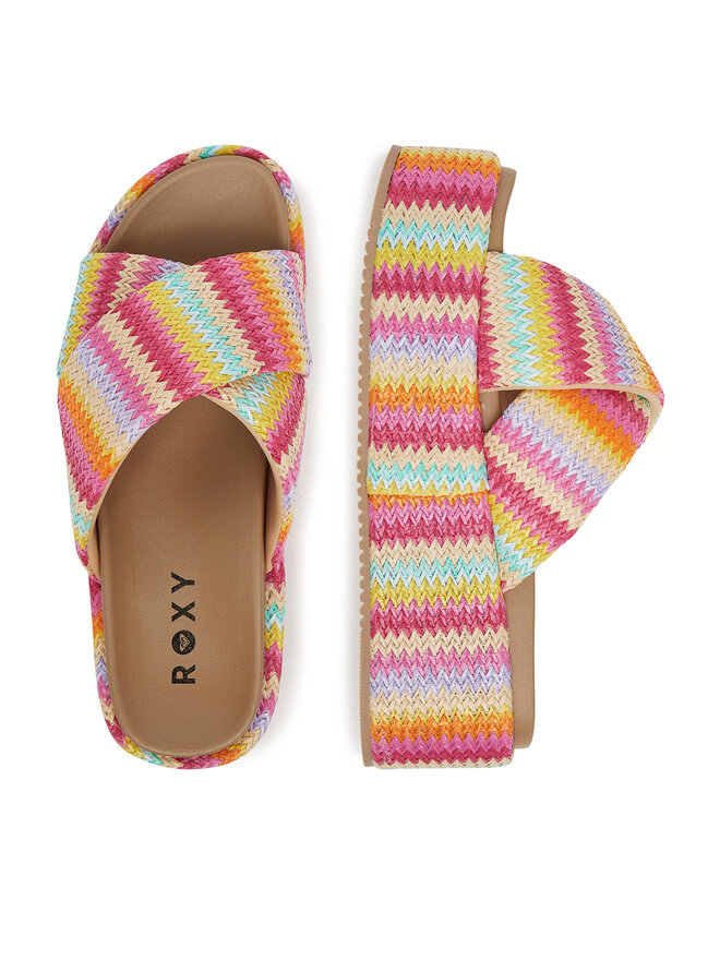 Roxy Klapki Roxy LT0613-63 Różowy