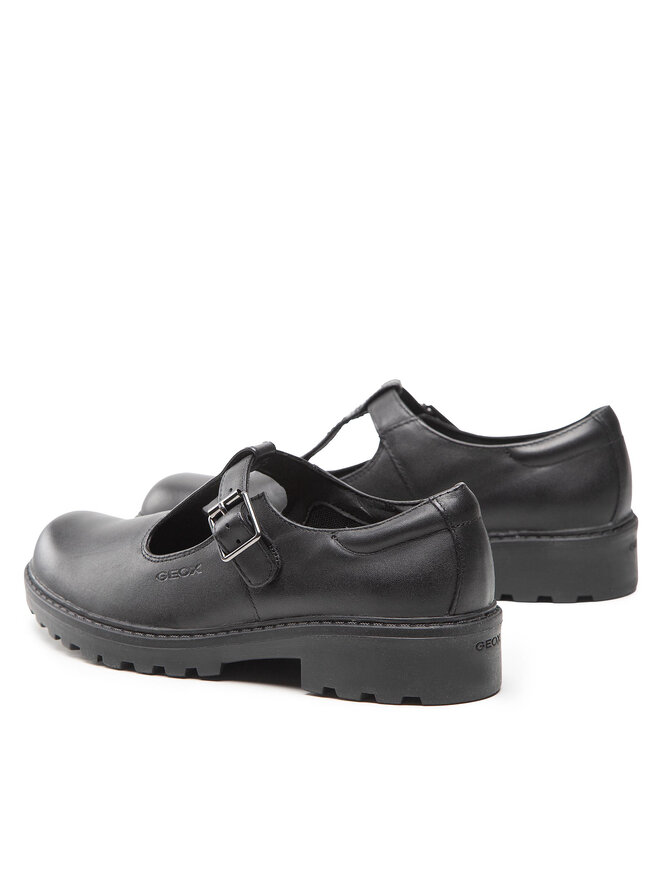 Geox Halbschuhe Geox J Casey G. E J8420E 00043 C9999 S Schwarz