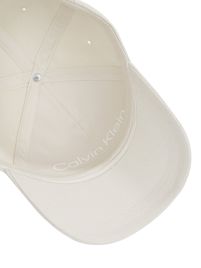 Calvin Klein Czapka z daszkiem Calvin Klein Bombed Metal K50K512349 Écru