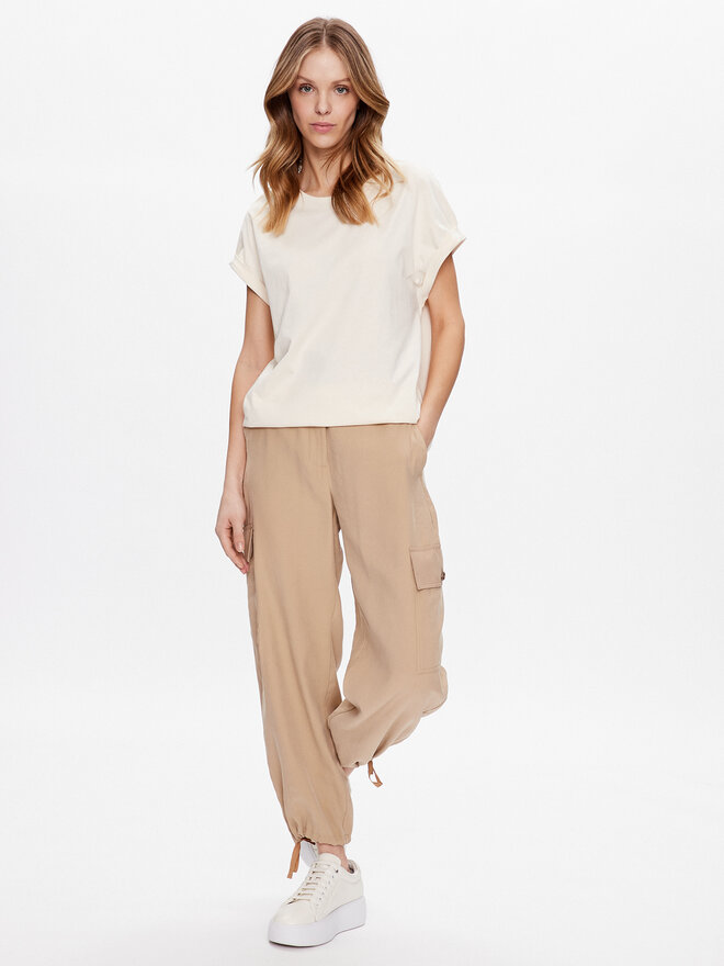 Outhorn Outhorn Marškinėliai TTSHF426 Écru Regular Fit