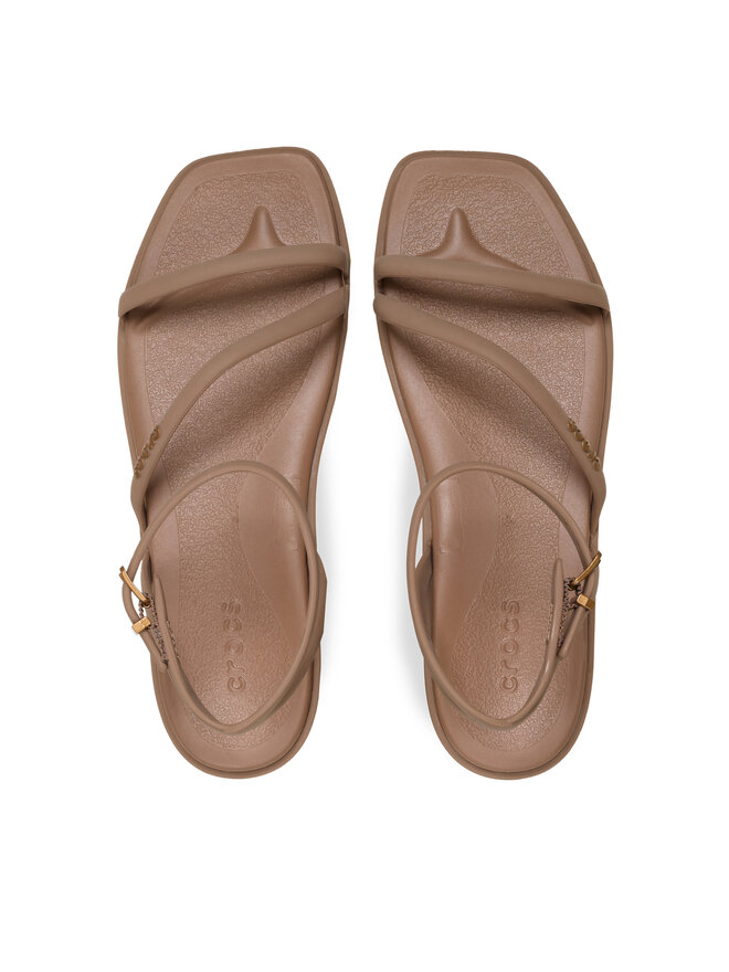 Crocs Sandalen Crocs Miami Ankle Strap Sandal 212256 Dunkelbeige