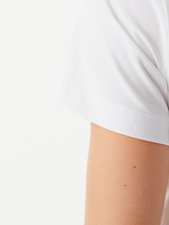 Guess Guess Camiseta V5GI15 J1314 Blanco Slim Fit