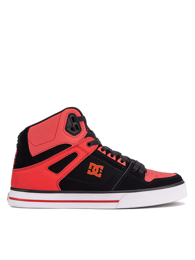 DC Sneakersy DC PURE HIGH-TOP WC ADYS400043-FWB Červená