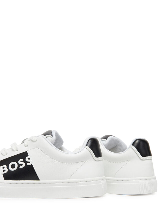 BOSS Sneakersy BOSS J51650 M Biela