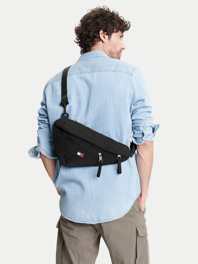Tommy Jeans Τσαντάκι Tommy Jeans Tjm Urban Sling Bag AM0AM13392 Μαύρο