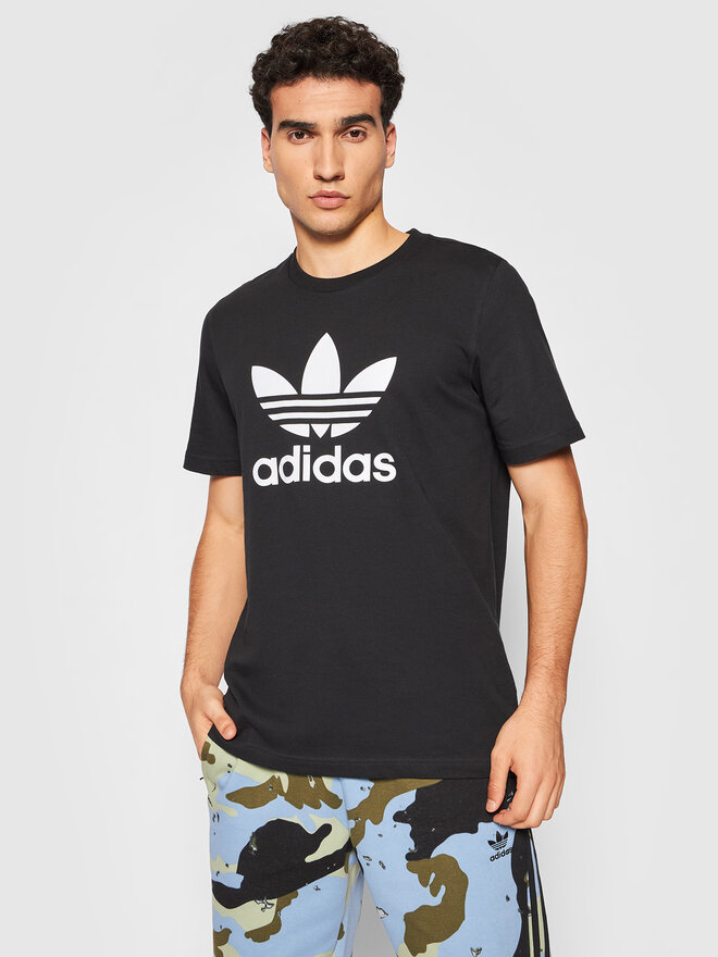 adidas adidas Футболка adicolor Classics Trefoil H06642 Чорний Regular Fit