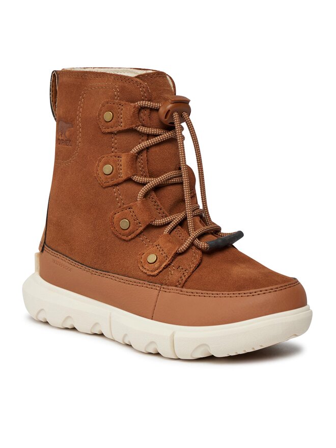 Sorel Schneeschuhe Sorel Youth Sorel Explorer™ Lace Wp NY4897-242 Braun