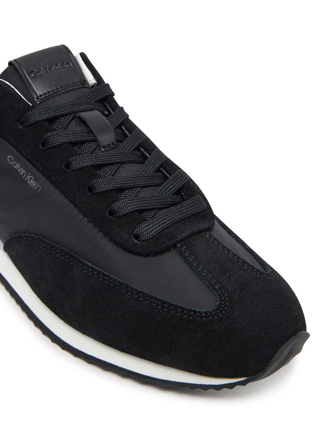 Calvin Klein Zapatillas Calvin Klein Runner Lace Up - Nylon Mix HW0HW02395 Negro