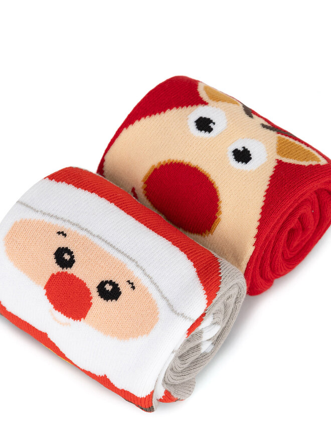 JENNY Set di 2 paia di calzini lunghi unisex JENNY 4WB-003-AW24 (2-pack) Rosso