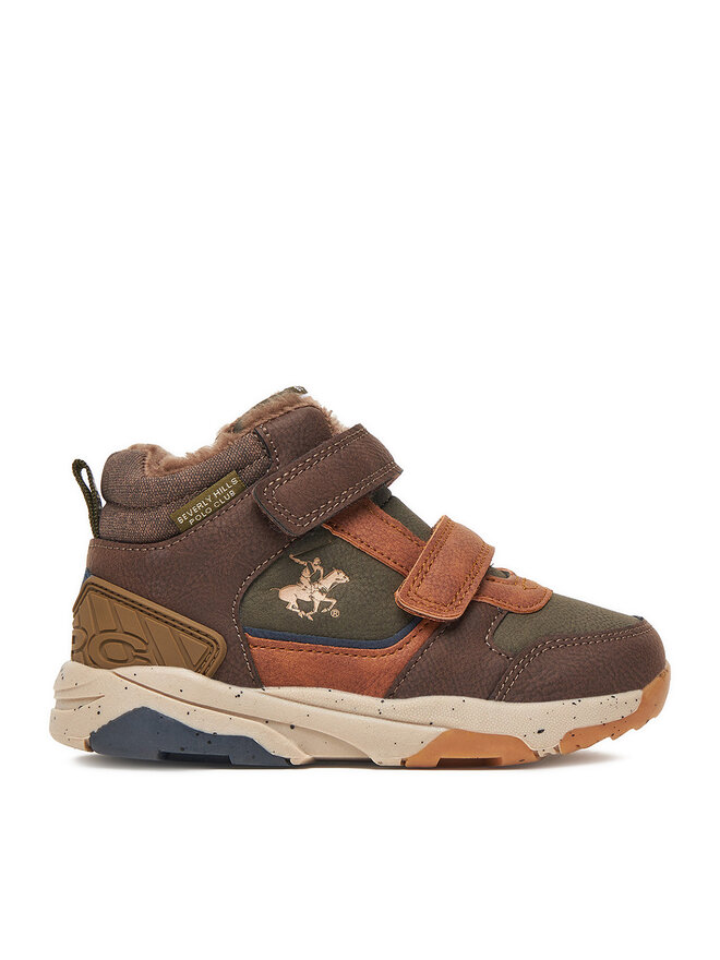 Beverly Hills Polo Club Schnürschuhe Beverly Hills Polo Club EO-BHPC-280-156 Braun