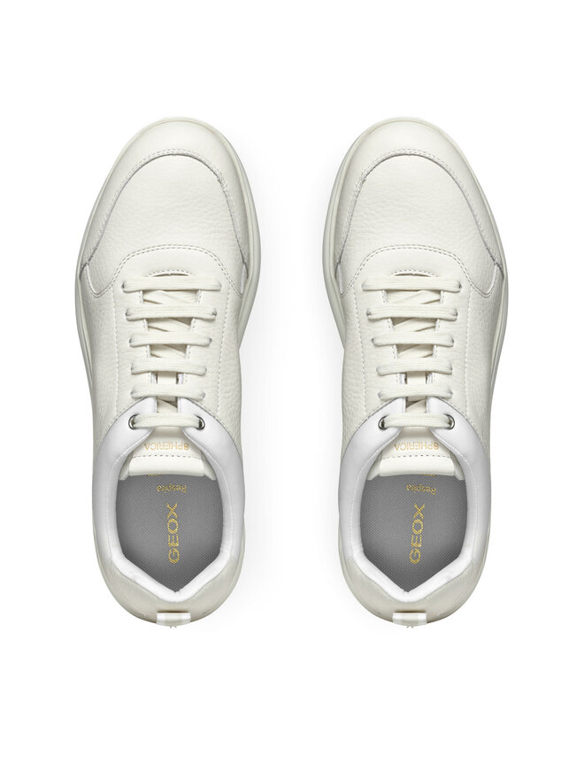 Geox Sneakersy Geox U Spherica U55BYA 00046 C1000 Biały