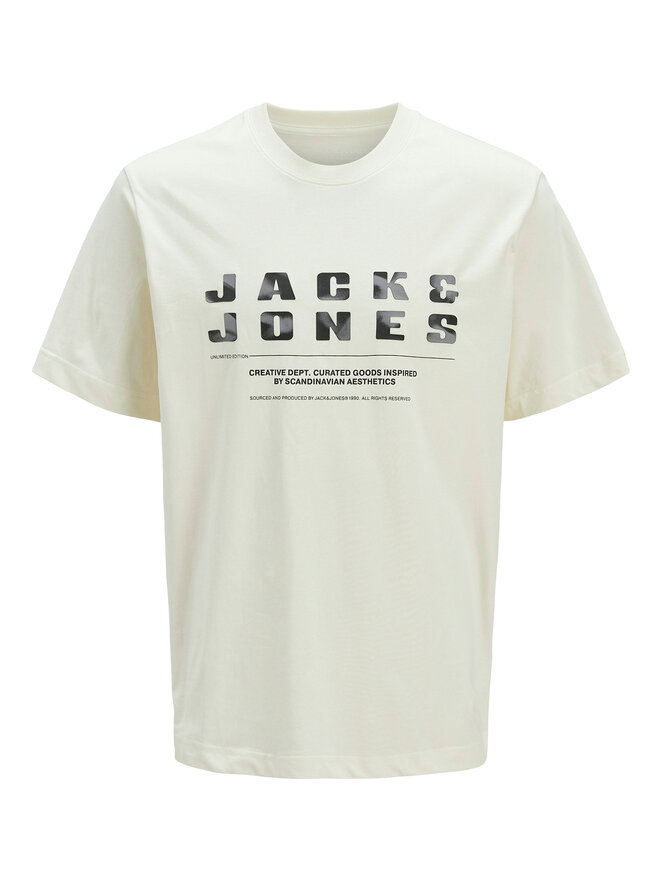 Jack&Jones Jack&Jones Marškinėliai Recharge 12274716 Smėlio Relaxed Fit