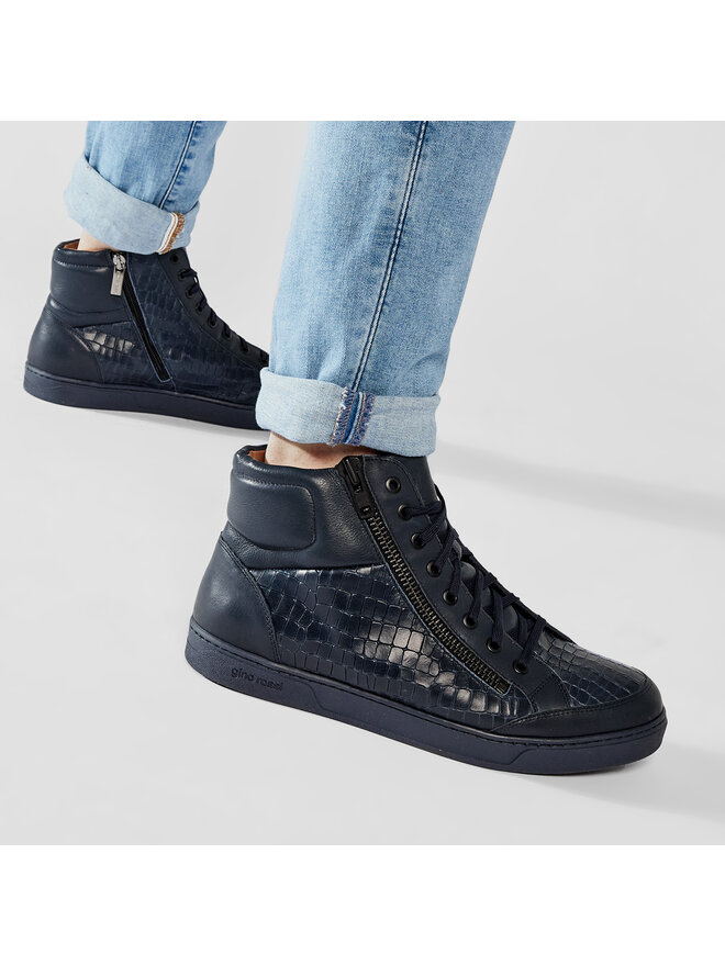 Gino Rossi Sneakersy Gino Rossi Dex MTU433-K54-0793-0134-0 Tmavomodrá
