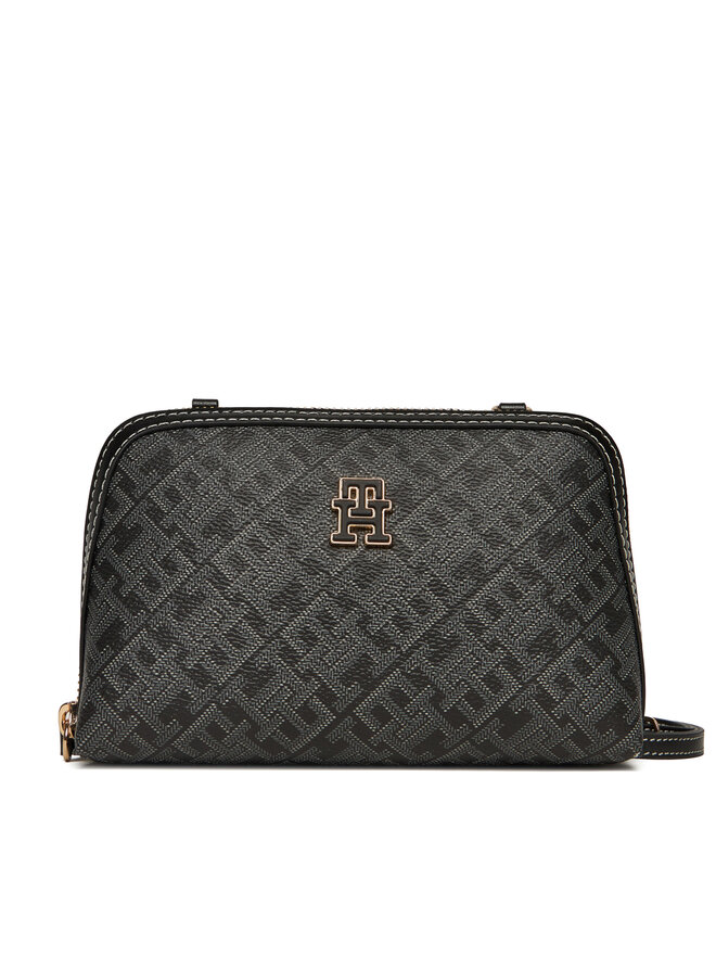 Tommy Hilfiger Ročna torba Tommy Hilfiger Th Monoplay Le Mini Crossover AW0AW17712 Črna