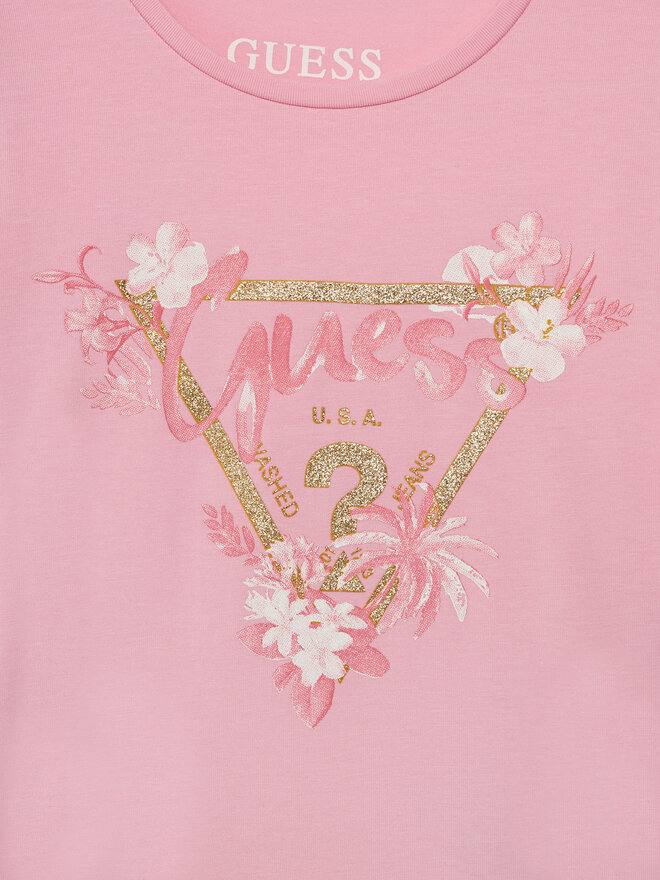 Guess Guess Camiseta K5GI14K6YW4 Rosa Regular Fit